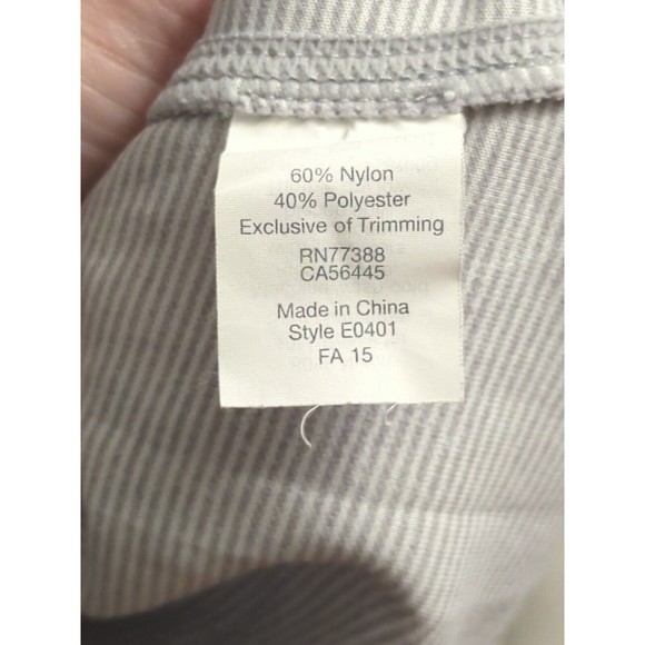 J.Crew Grey Long Sleeve Sweater SZ Small Striped underarms Mock Neck SweatShirt - Picture 5 of 7